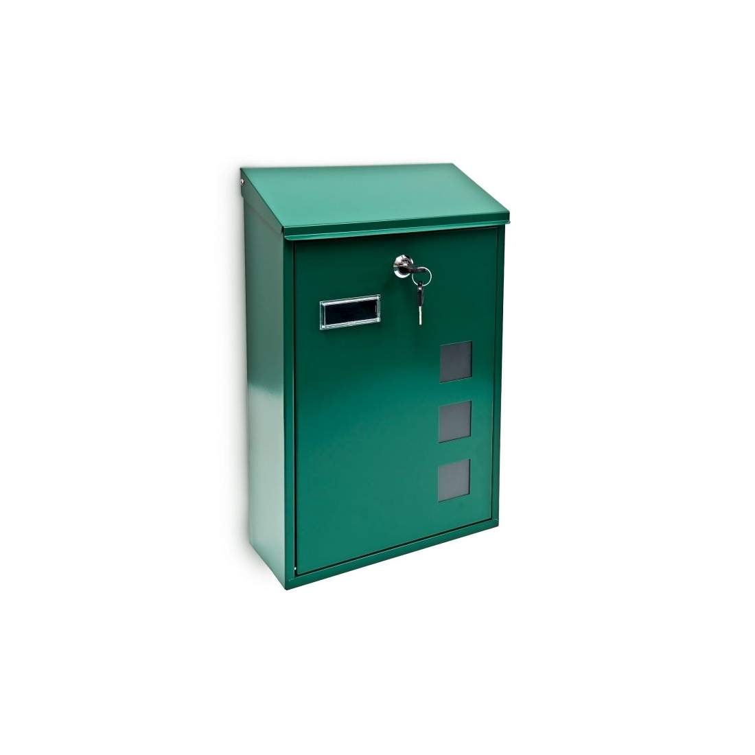 Brevlåda med 3 fyrkantiga visningsfönster | Hem & Hobby - Hem & Hushåll - Kök - Köksredskap - Lock | Pryloteket