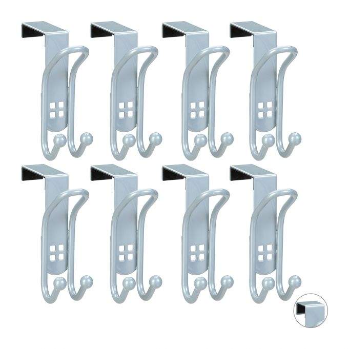 Dørkroge sæt med 8 stk