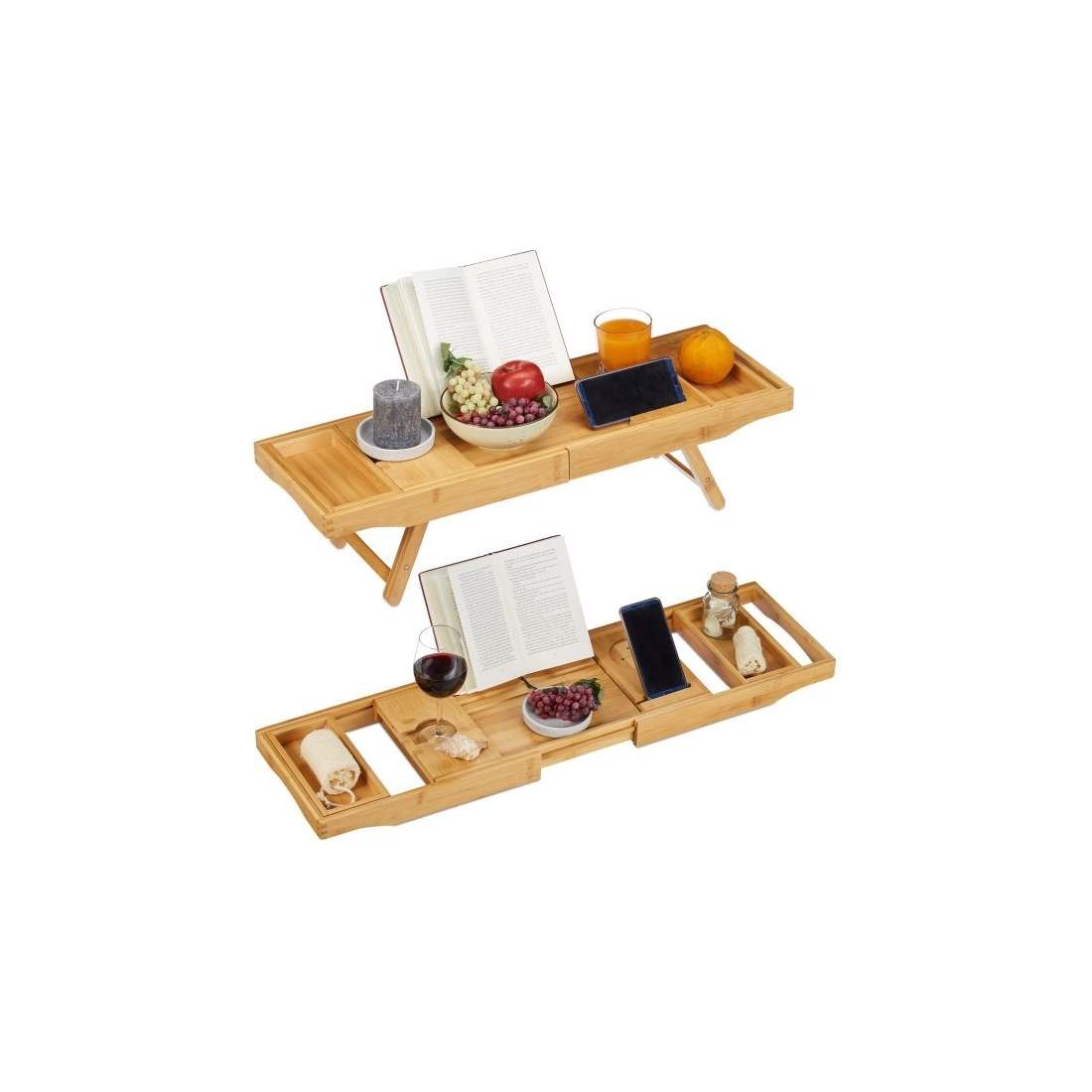 Badkarshylla & serveringsbricka 2-i-1 | Hem & Hobby - Hem & Hushåll - Kök - Servering | Pryloteket