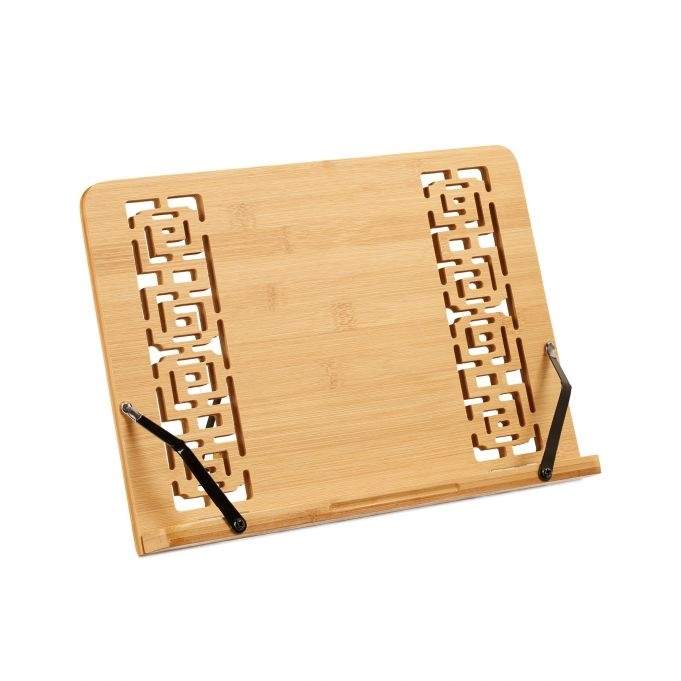 Bambus reol med mønster