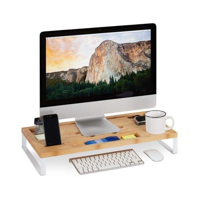 Monitorstativ med borddeler