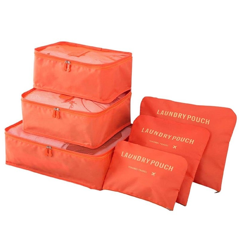 Organiseringssæt til Rejsetasker - Orange