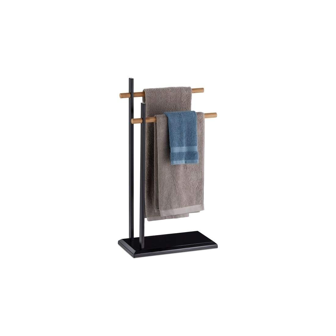 Svart handdukstork med två armar | Hem & Hobby - Hem & Hushåll - Textil - Handdukar | Pryloteket