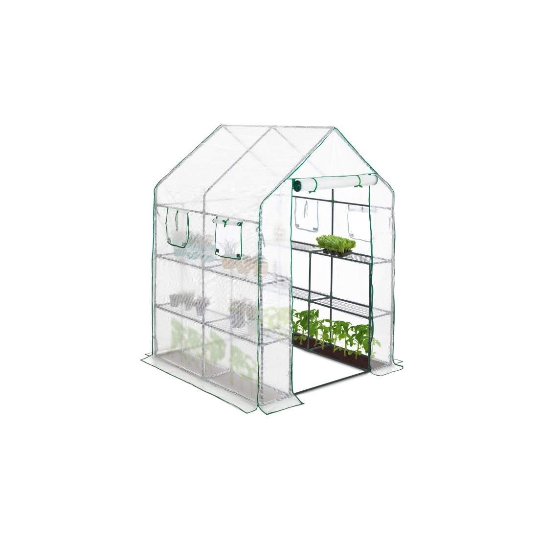 Walk-in växthus med 4 fönster | Hem & Hobby - Hem & Hushåll - Trädgårdsartiklar - Växthus | Pryloteket