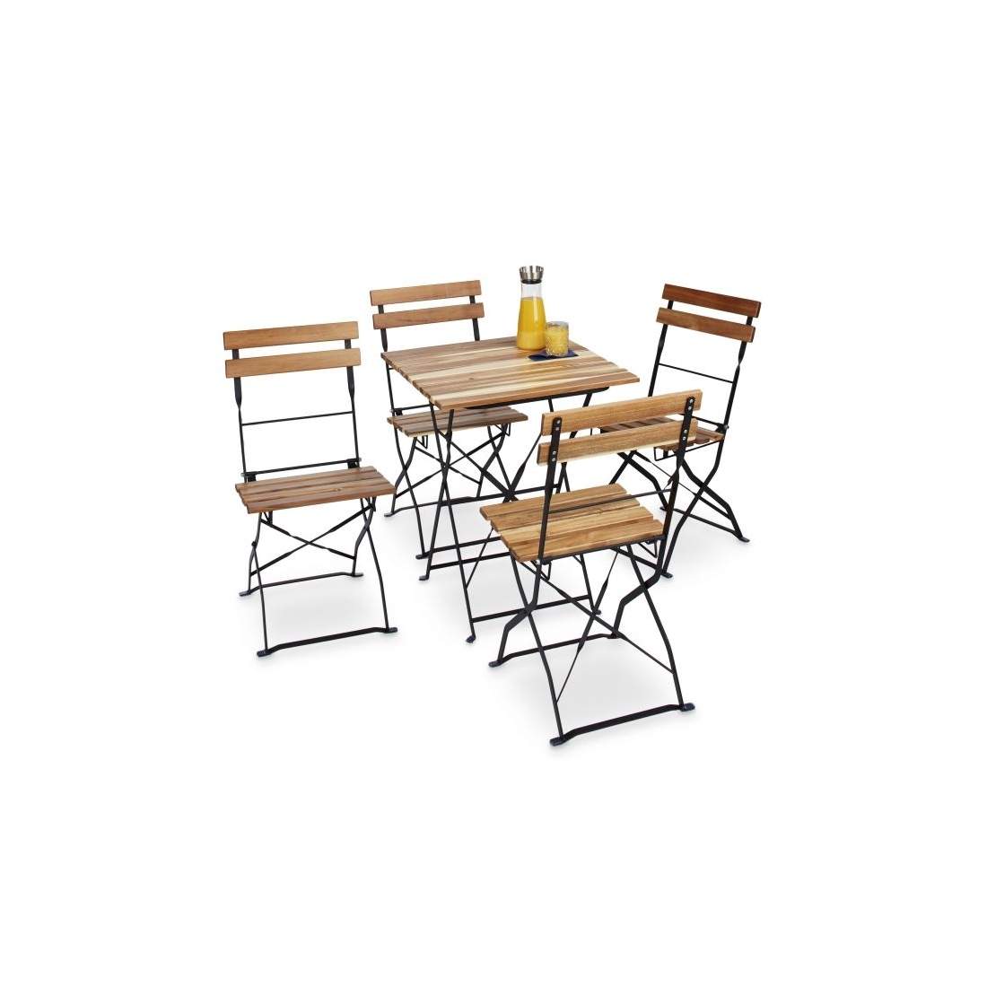 Naturlig trädgårdsstol i set om 4 | Hem & Hobby - Hem & Hushåll - Balkong | Pryloteket