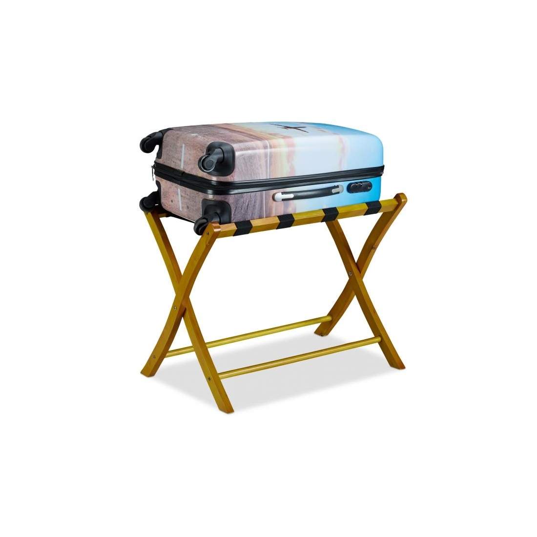 Sammenfoldelig kuffertstativ af træ
