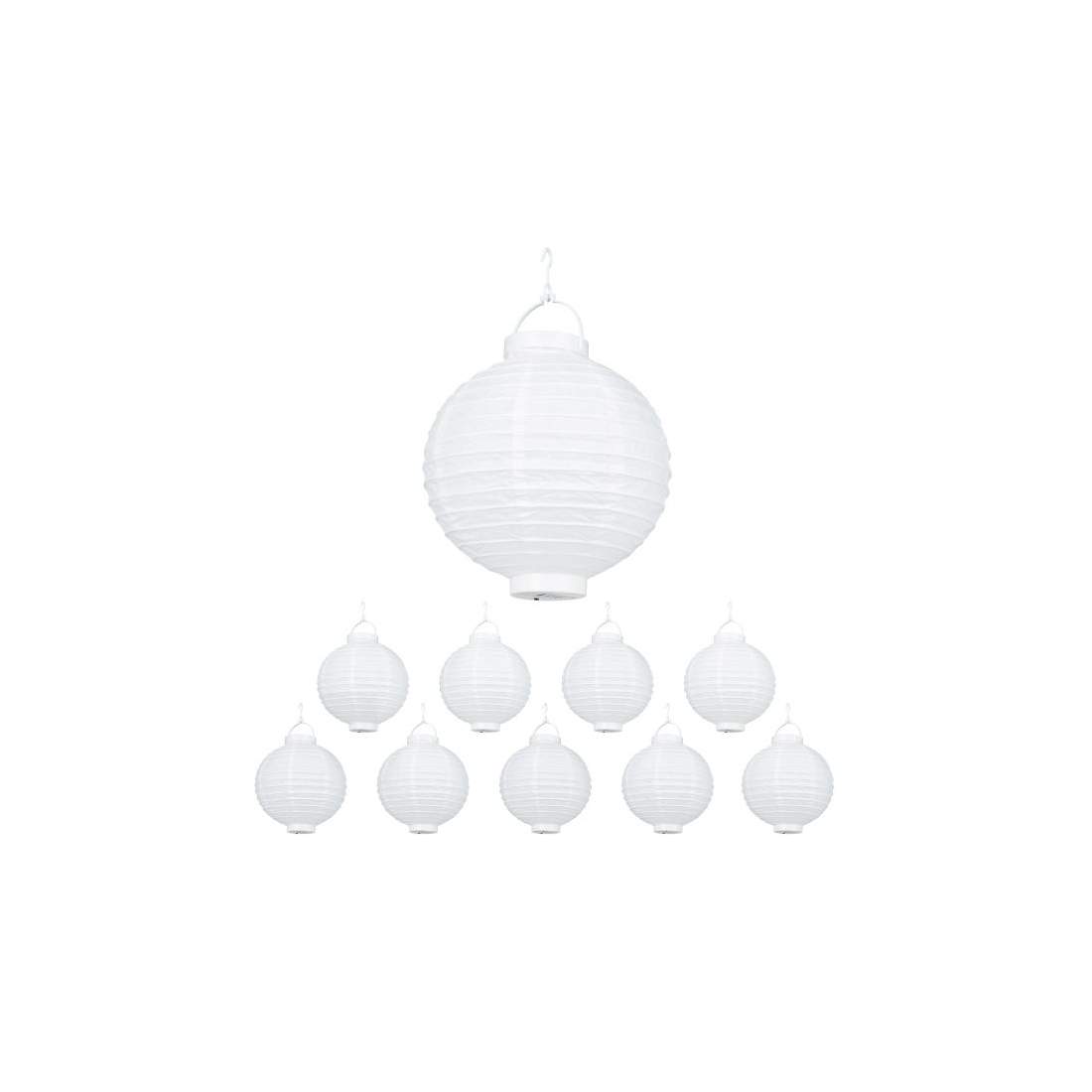 LED-lyktor vita 10 st | Sport & Fritid - Friluftsliv & Camping - Belysning | Pryloteket