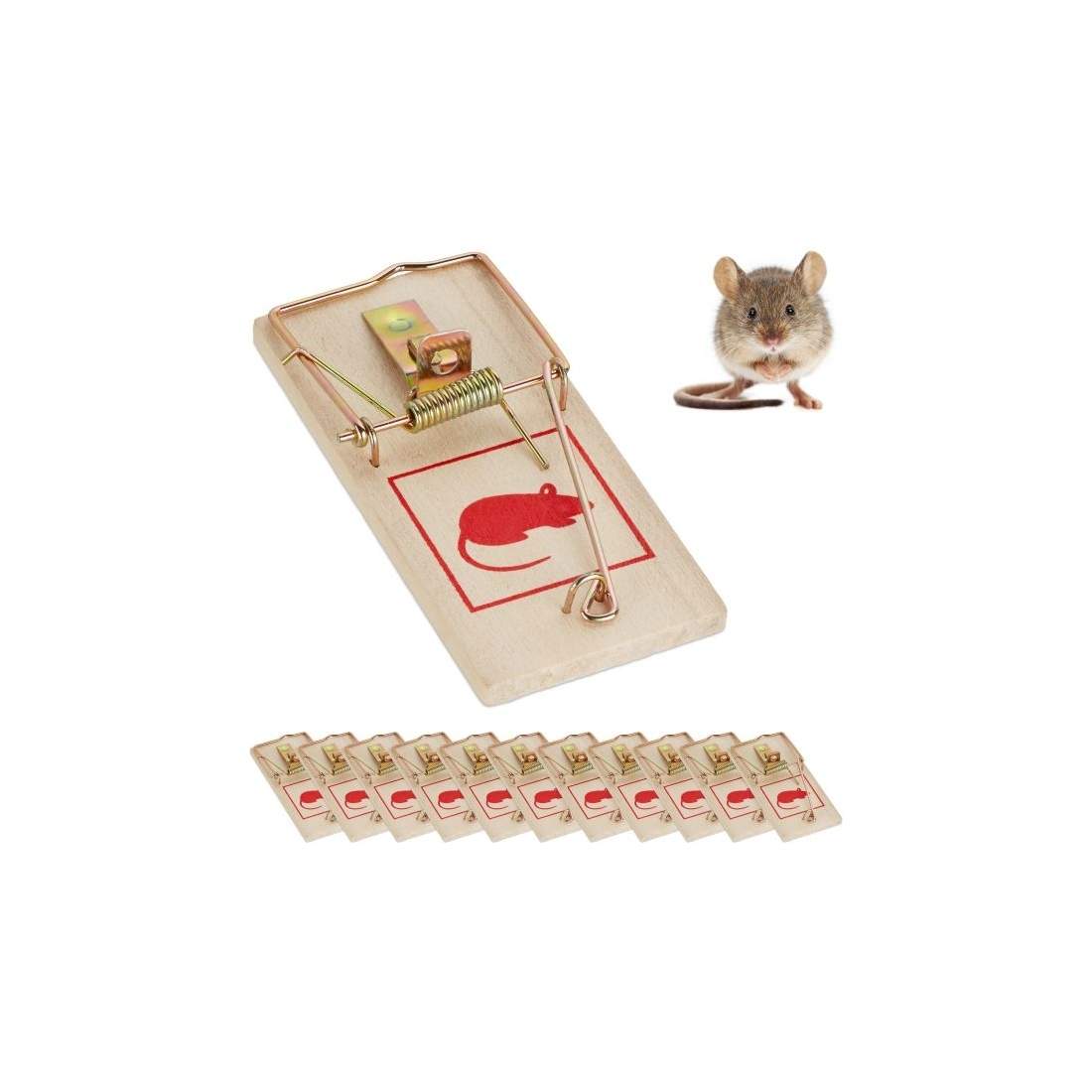 Mousetrap Träset om 12 st | Hem & Hobby | Pryloteket