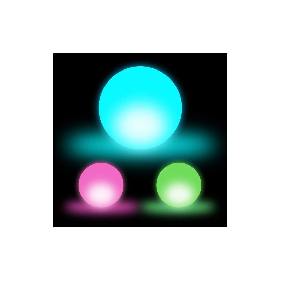 LED-bollar - uppsättning om 3 | Hem & Hobby | Pryloteket