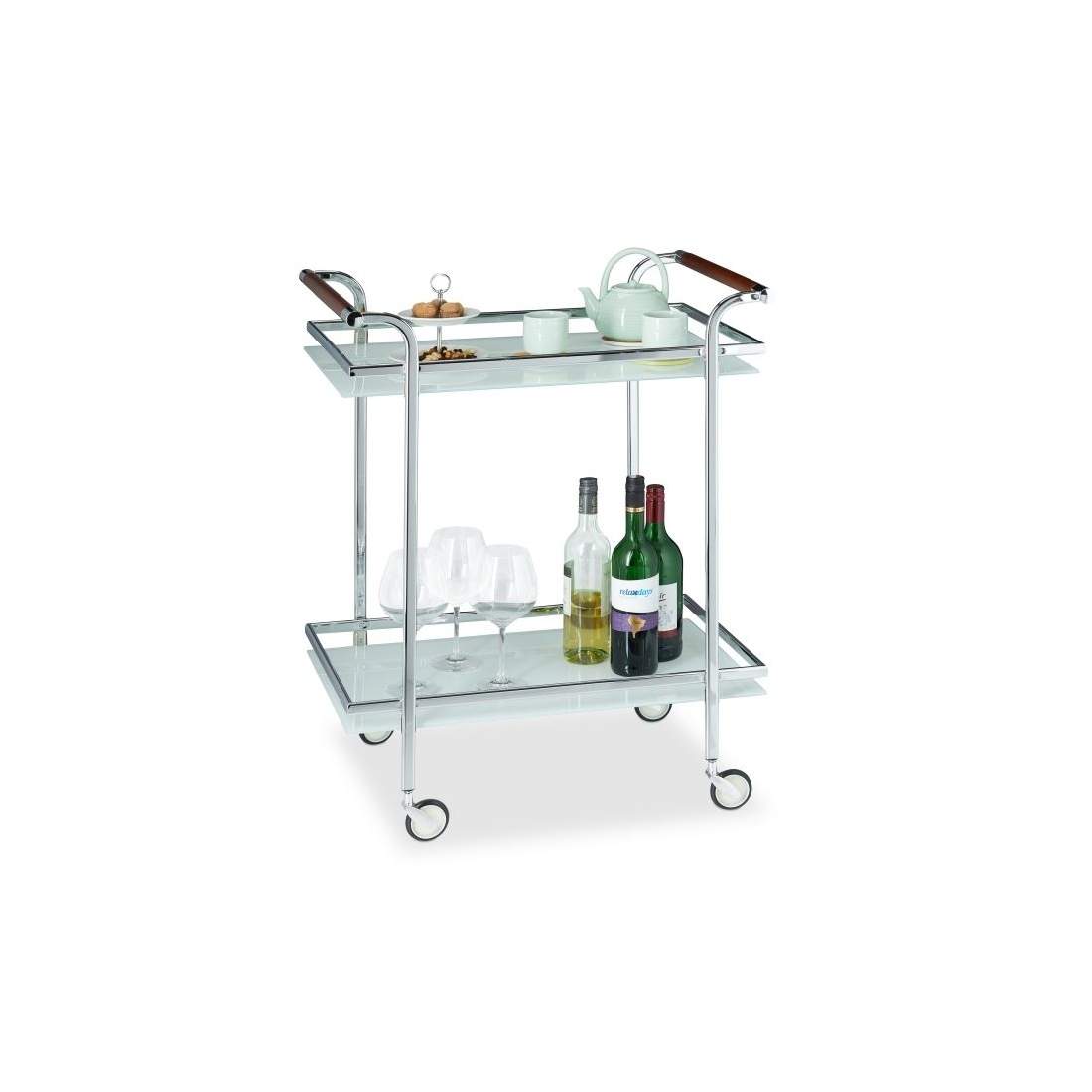 Serveringsvagn frostat glas | Hem & Hobby - Hem & Hushåll - Kök - Servering | Pryloteket