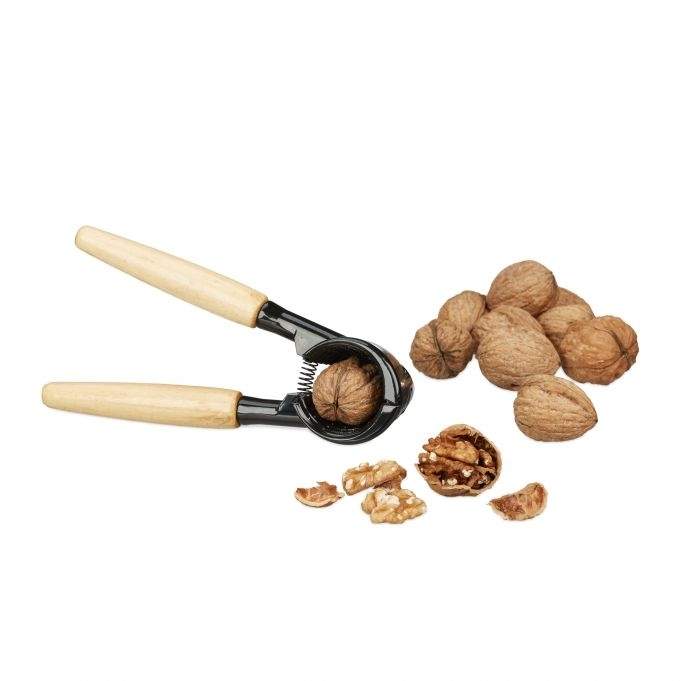 Nøddeknækker med træhåndtag 2 i 1
