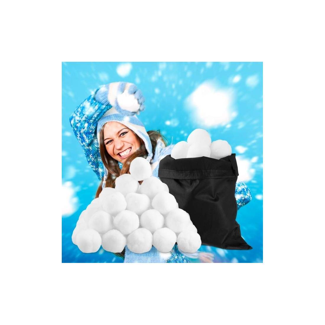 Snöbollar dekorationsset 50 st. | Leksaker & Spel - Leksaker - Övriga Leksaker - Bollar | Pryloteket