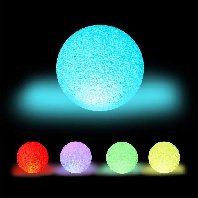 LED kuglelys med farveskift