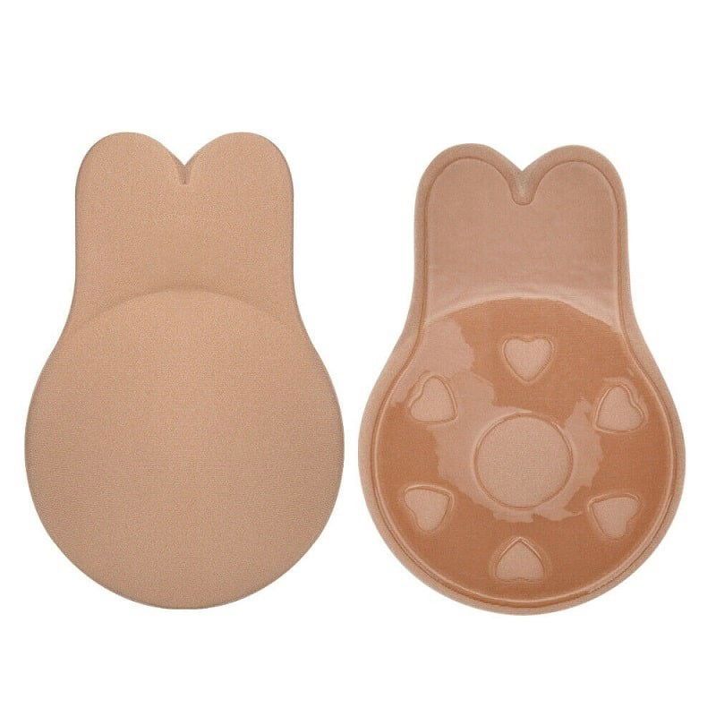 Selvklæbende BH, Nipple cover - S/M Beige