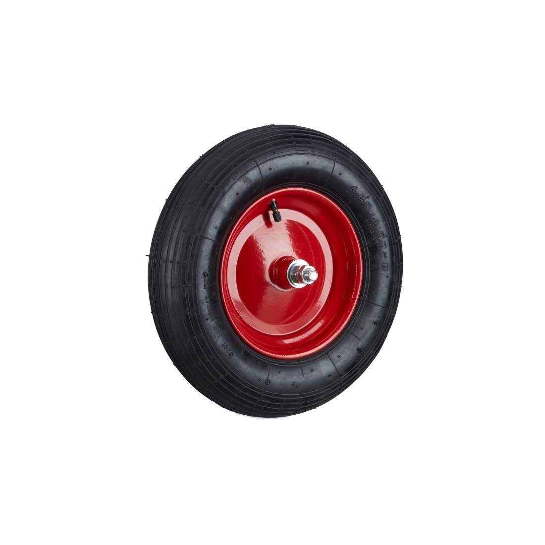 Hjul till skottkärra med pneumatiska däck och axel | Hem & Hobby - Hem & Hushåll - Trädgårdsartiklar - Skottkärror - Skottkärrehjul | Pryloteket