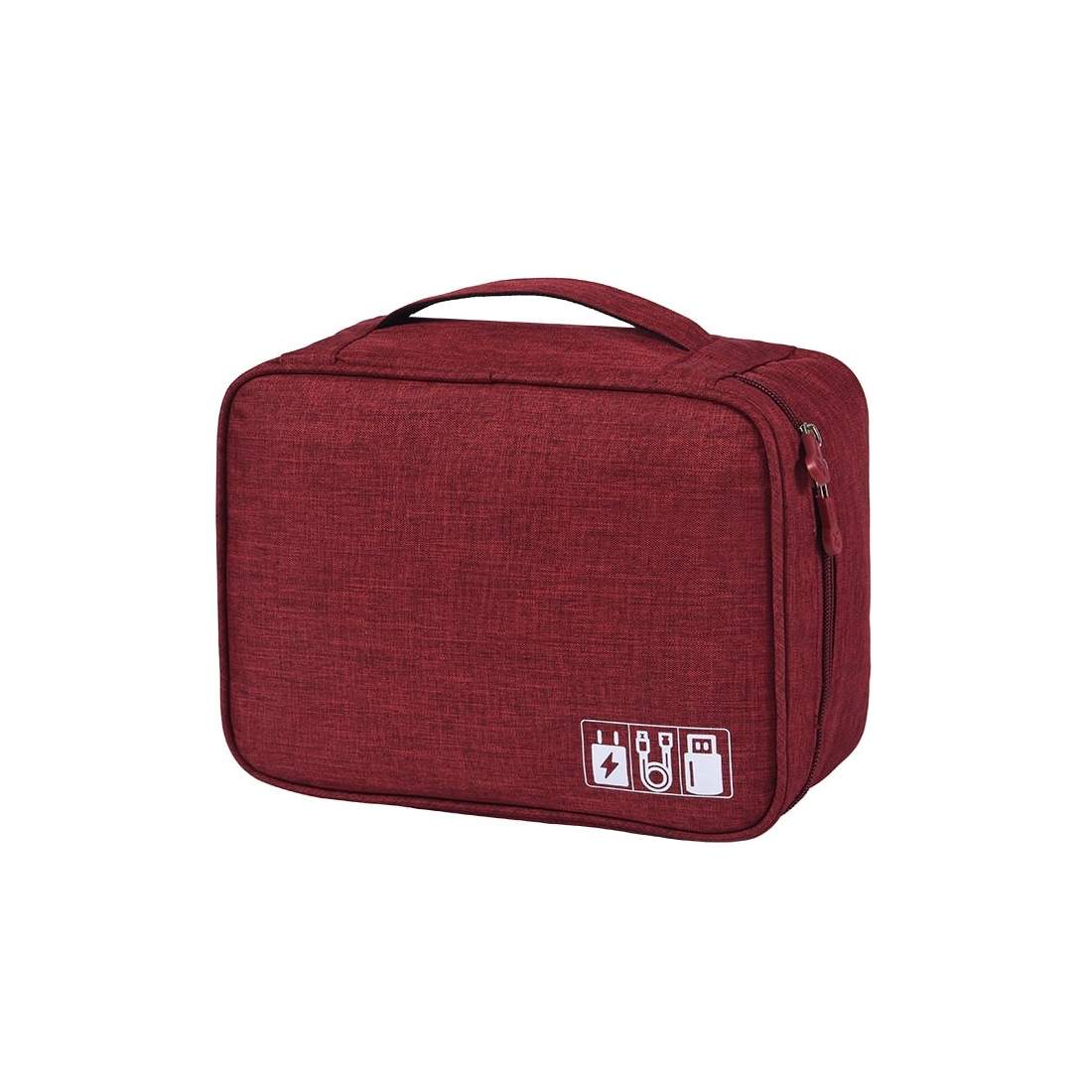 Elektronikväska, Röd | Elektronik - Datortillbehör - Sladdväskor | Pryloteket
