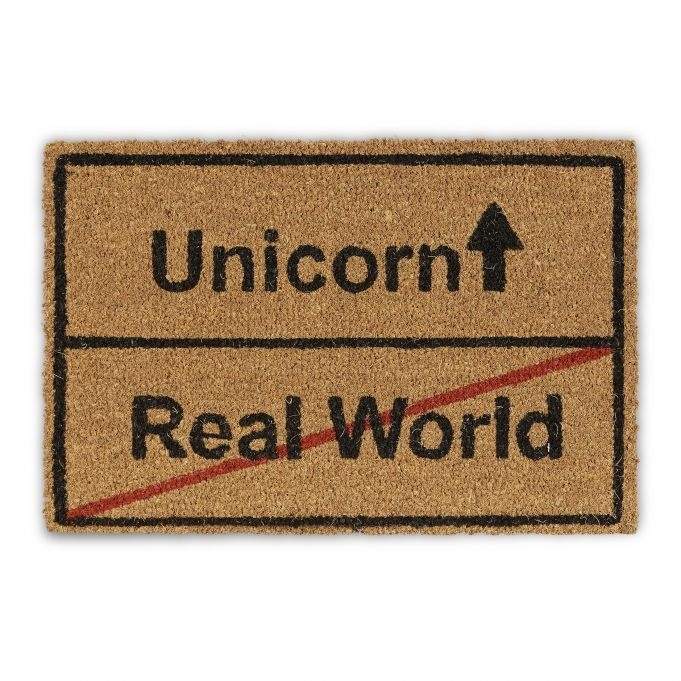 Dørmåtte kokosfiber Unicorn/Real World