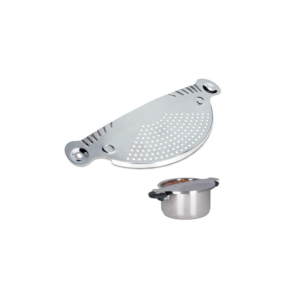 Durkslag kastrull rostfritt stål | Hem & Hobby - Hem & Hushåll - Kök - Köksredskap - Durkslag | Pryloteket