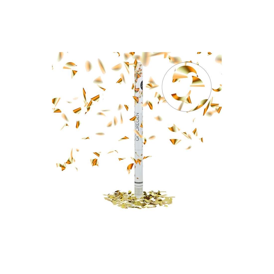 Konfettikanon 80 cm guld | Hem & Hobby - Fest & Underhållning | Pryloteket