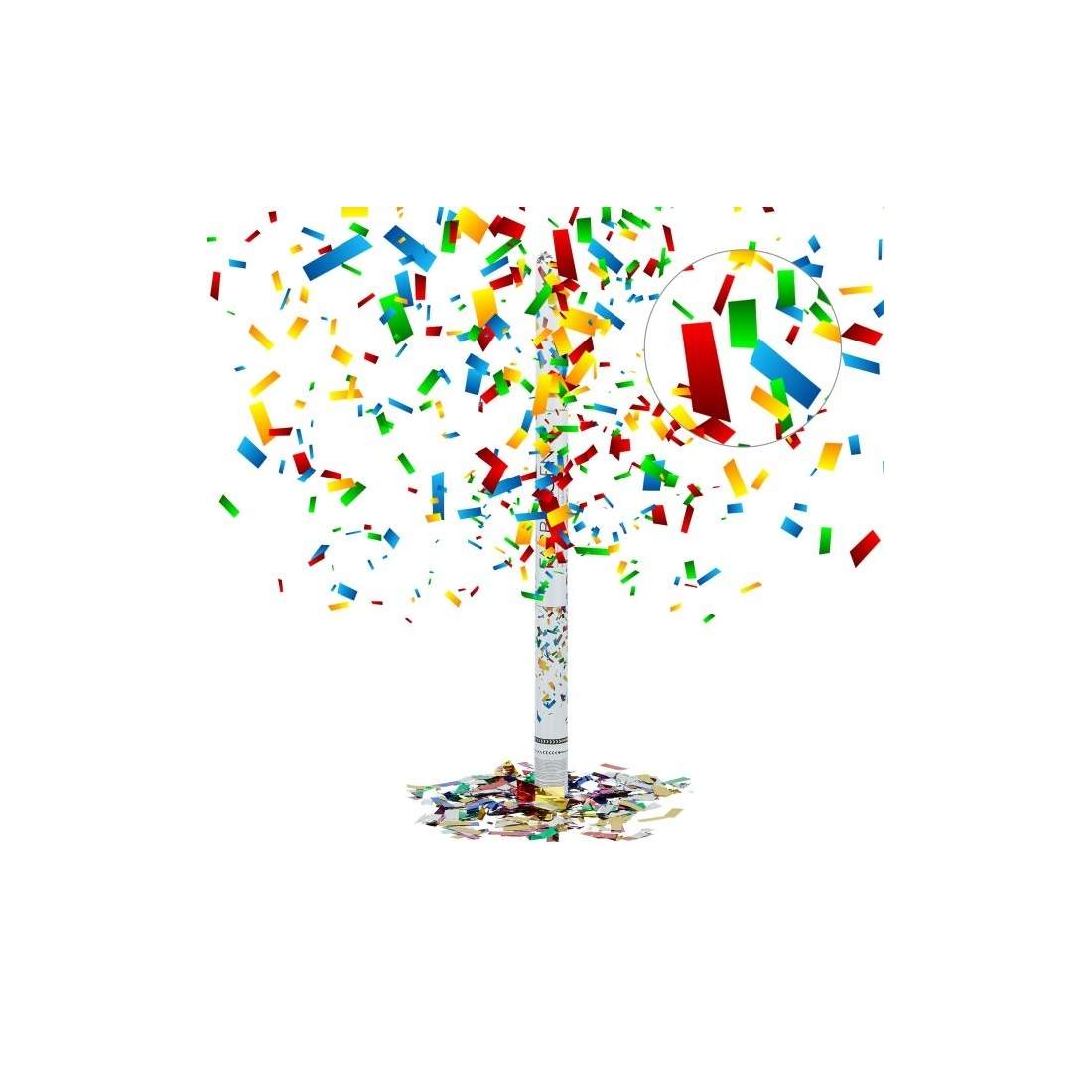 Konfettikanon 80 cm färgglad | Hem & Hobby | Pryloteket