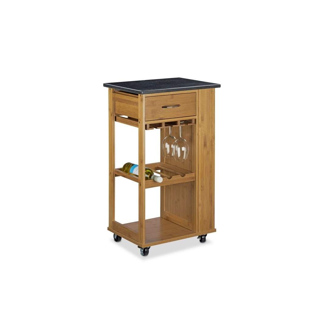 ALFRED L köksvagn med vinställ | Hem & Hobby - Hem & Hushåll - Kök - Servering | Pryloteket