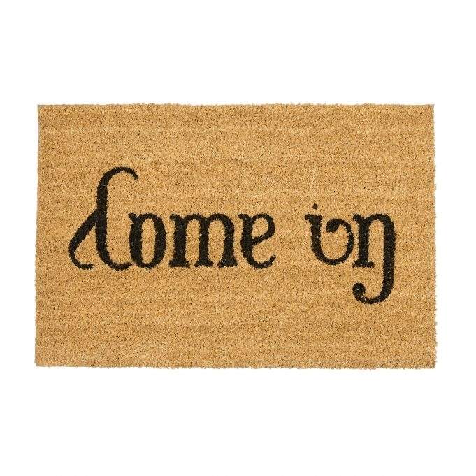 Dørmåtte kokosfiber "Kom ind/gå væk"