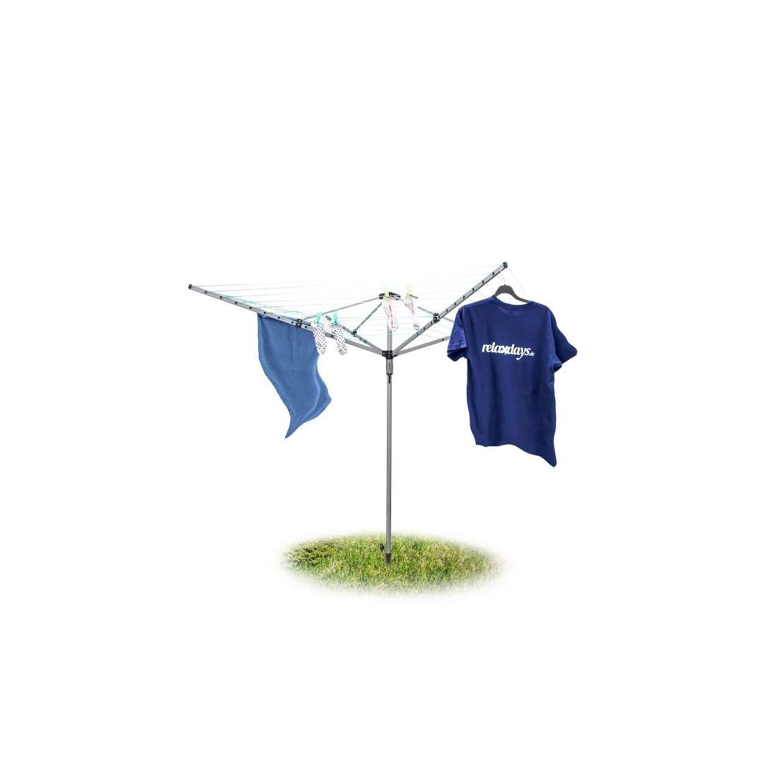 Torktumlare med 49m tvättlina & markankare | Mode & Accessoarer - Kläder | Pryloteket