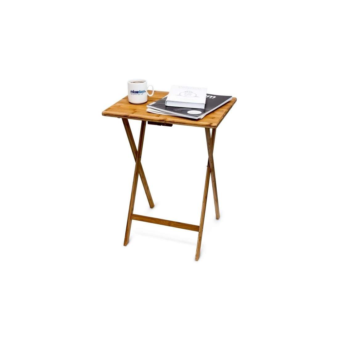 Fällbart sidobord i bambu | Hem & Hobby - Hem & Hushåll - Sovrum | Pryloteket