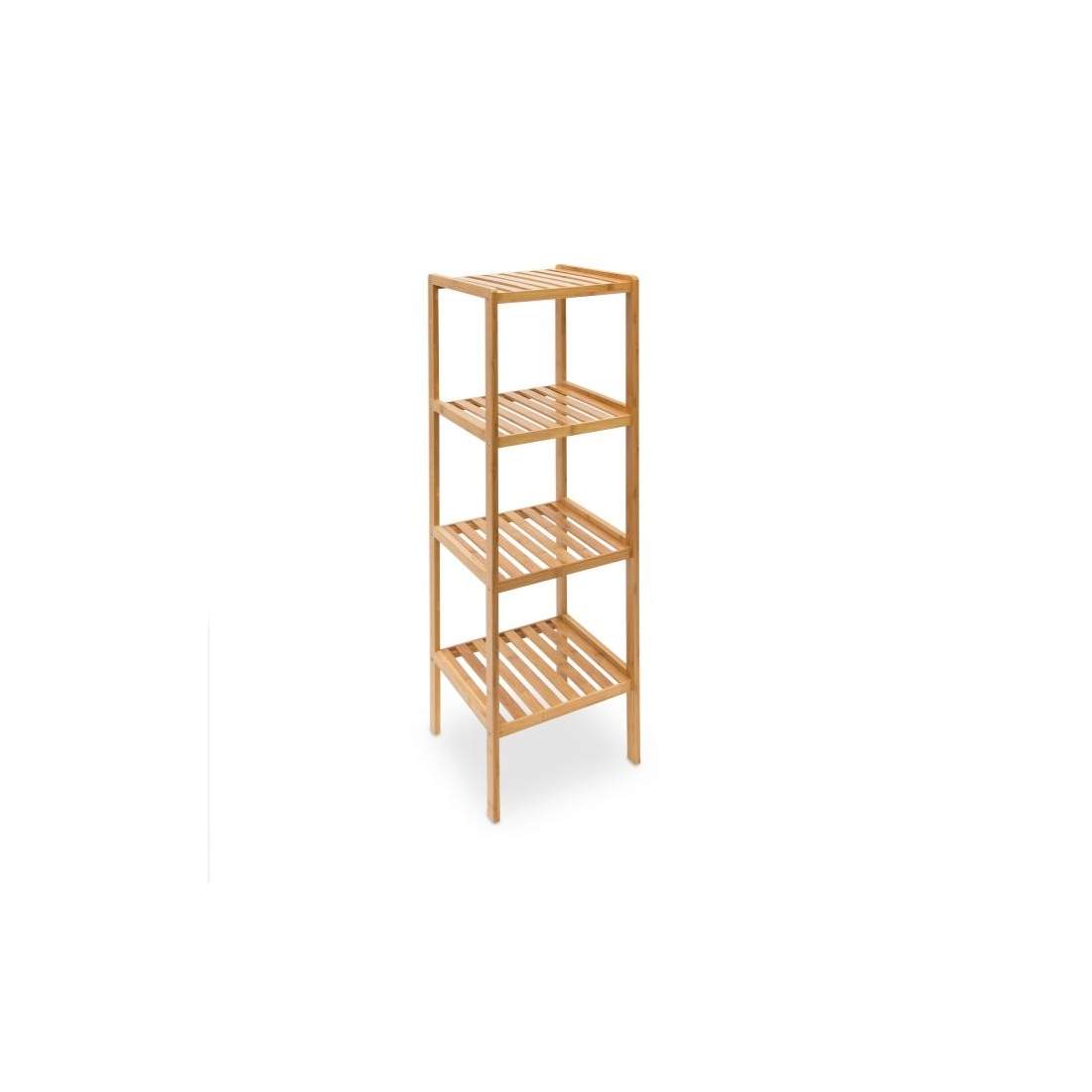 Badrumshylla i bambu med 4 hyllplan | Hem & Hobby - Hem & Hushåll - Textil - Handdukar | Pryloteket