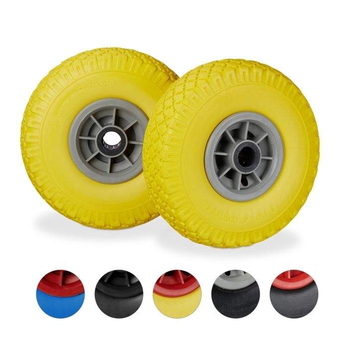 Trillebørhjul 2 stk.