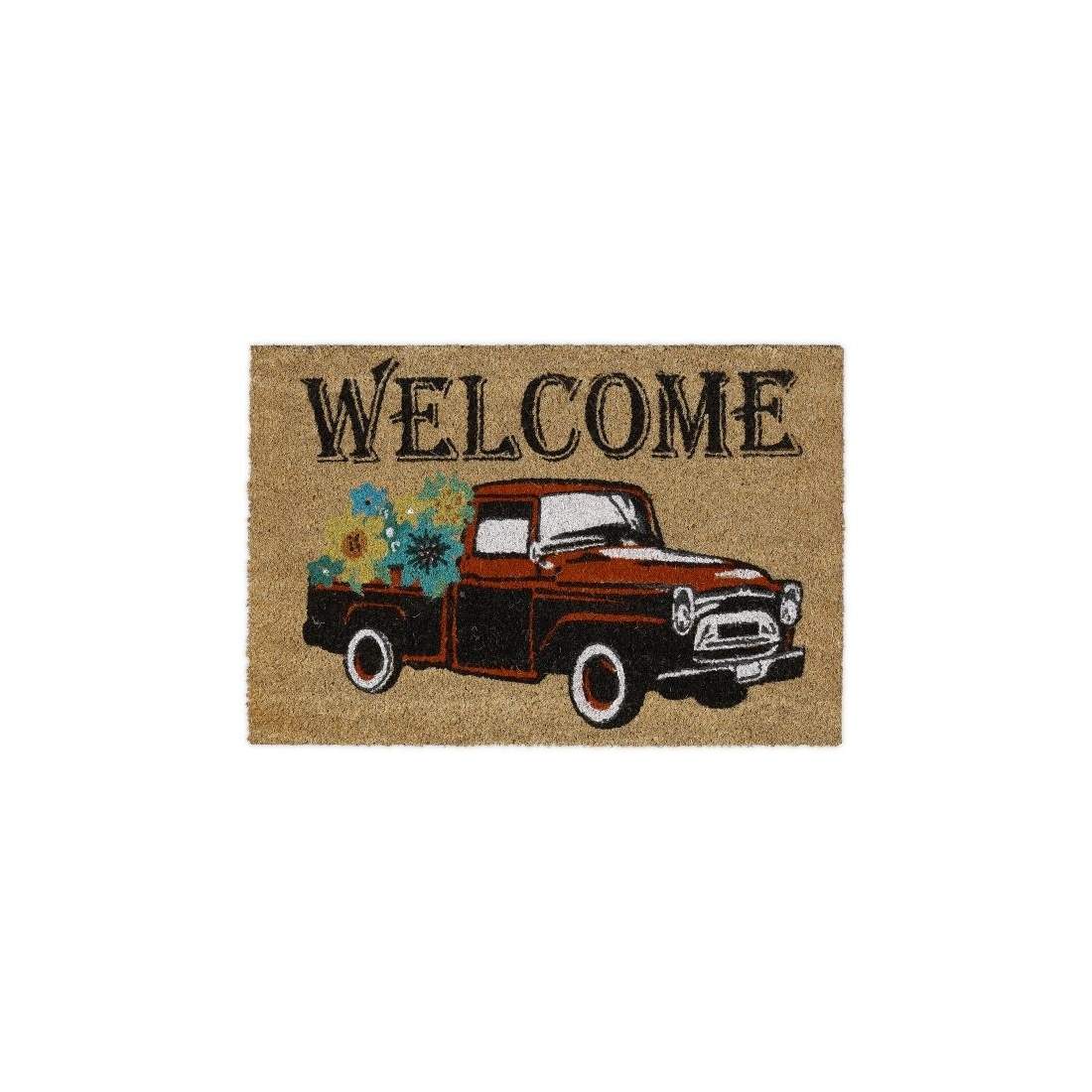 Dörrmatta kokosfiber ""Välkommen"" bil | Hem & Hobby - Hem & Hushåll - Inredning & Dekoration - Dörrmattor | Pryloteket