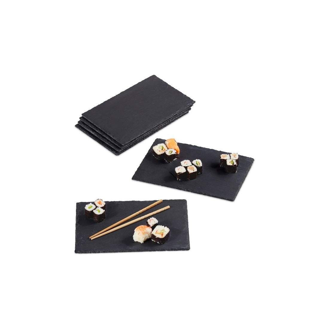 Skifferplattor avlånga i set om 6 | Hem & Hobby - Hem & Hushåll - Kök - Servering | Pryloteket