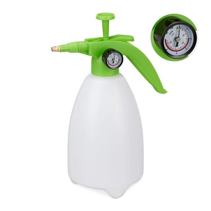 Tryksprøjte med trykmåler