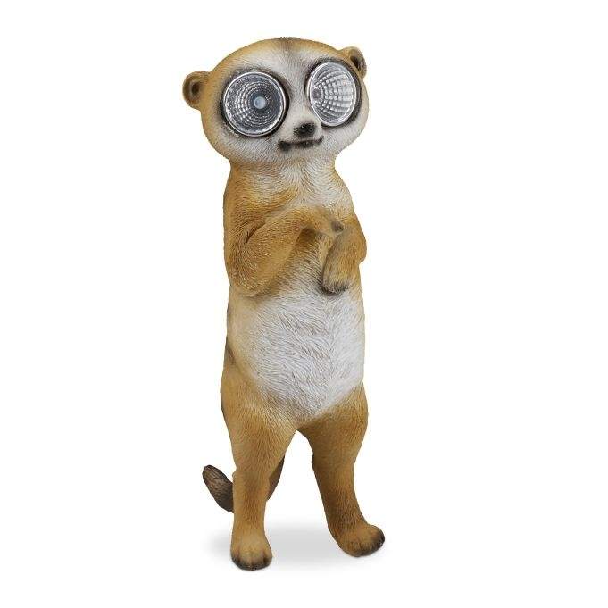 Havefigur Meerkat med soløjne