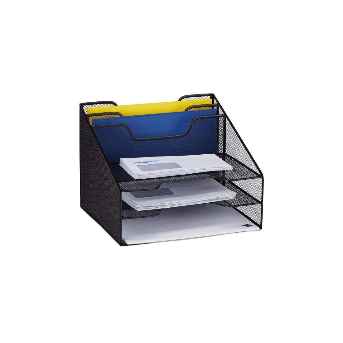 Dokumentfack i metall 5 fack | Hem & Hobby - Hem & Hushåll - Kök - Köksredskap - Lock | Pryloteket