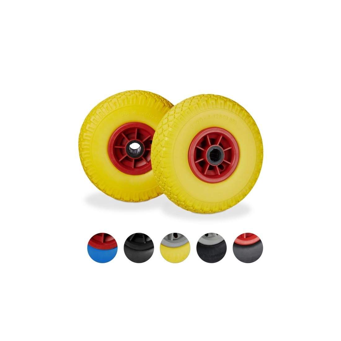 Skottkärrehjul 2 st. | Hem & Hobby - Hem & Hushåll - Trädgårdsartiklar - Skottkärror - Skottkärrehjul | Pryloteket