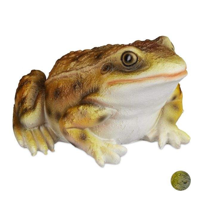 Havefigur Frø Kunststen