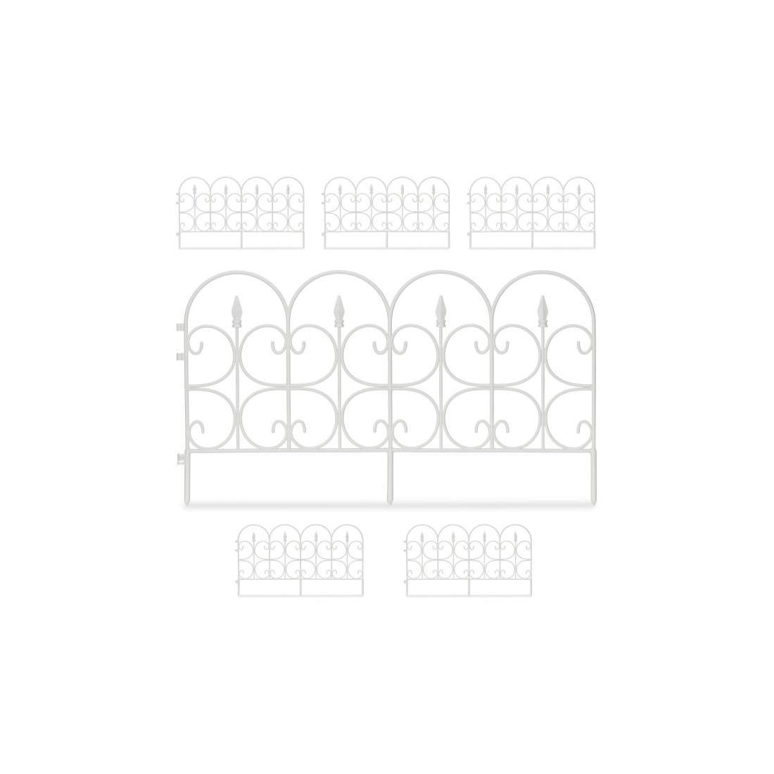 Rabattstaket plast svart/vitt | Hem & Hobby | Pryloteket