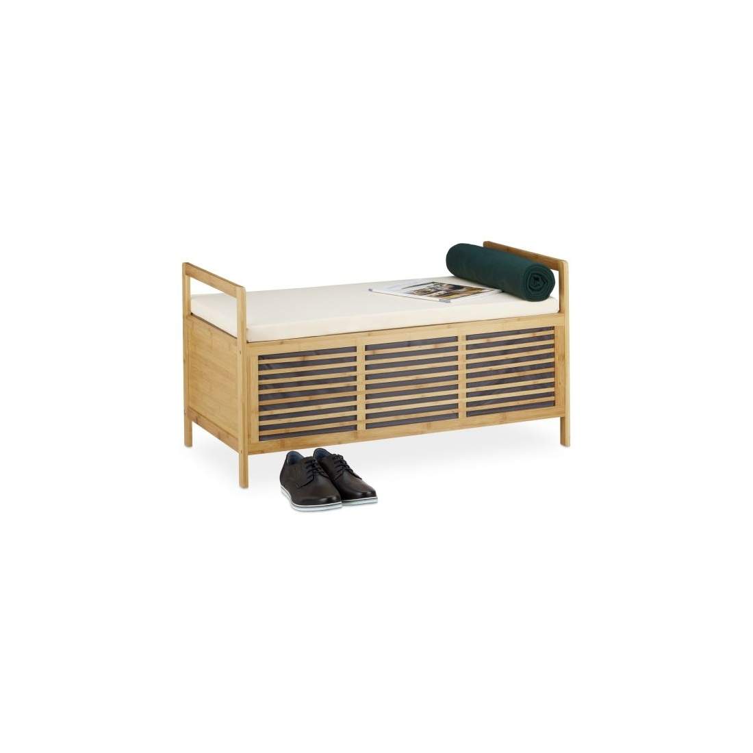 Pall i bambu med förvaringsutrymme | Hem & Hobby | Pryloteket