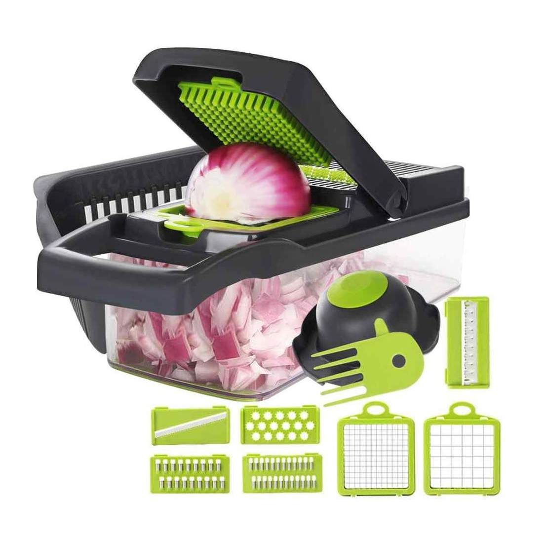 Grönsakshackare - 7 Olika Blad | Hem & Hobby - Hem & Hushåll - Kök - Köksredskap - Grönsakshackare | Pryloteket