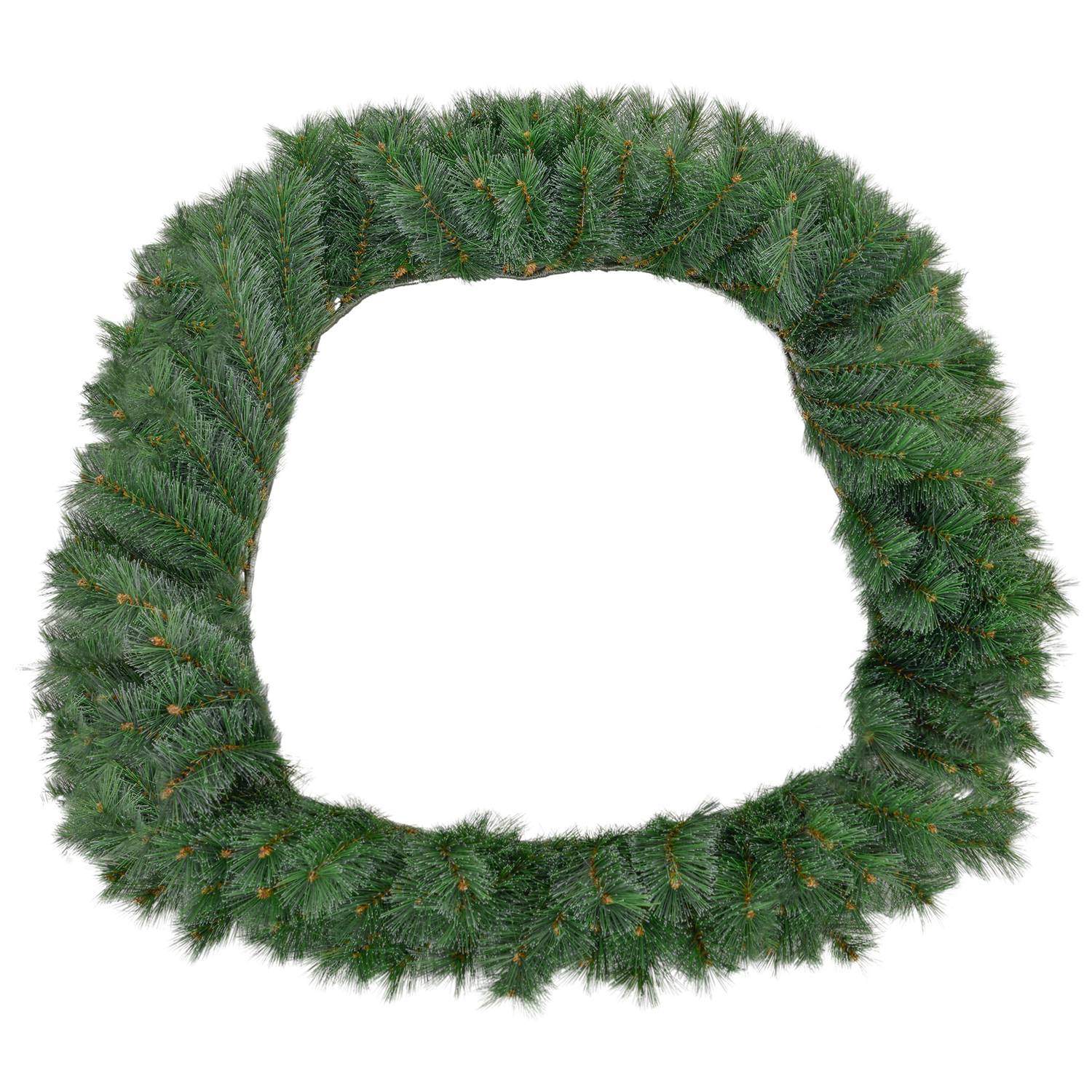 1,8 m kunstig juleguirlande med 160 tips juletræsguirlande til trapper & pejs Festlig blomsterdekoration i grøn