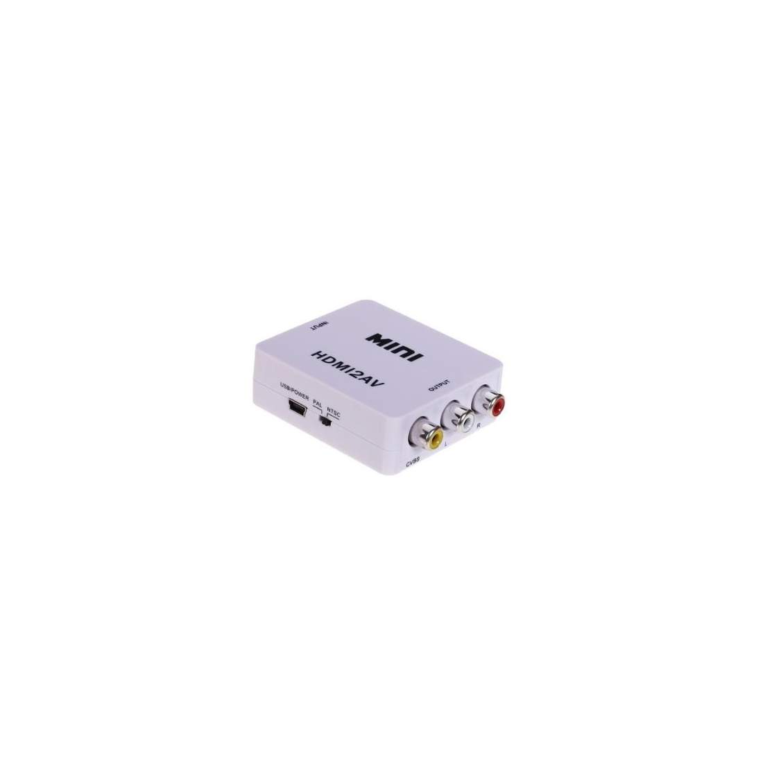 HDMI till AV Adapter - (3x RCA) NTSC / PAL Kompatibel - Vit | Elektronik - Kablar & Adaptrar - Adaptrar & Signalomvandlare | Pryloteket