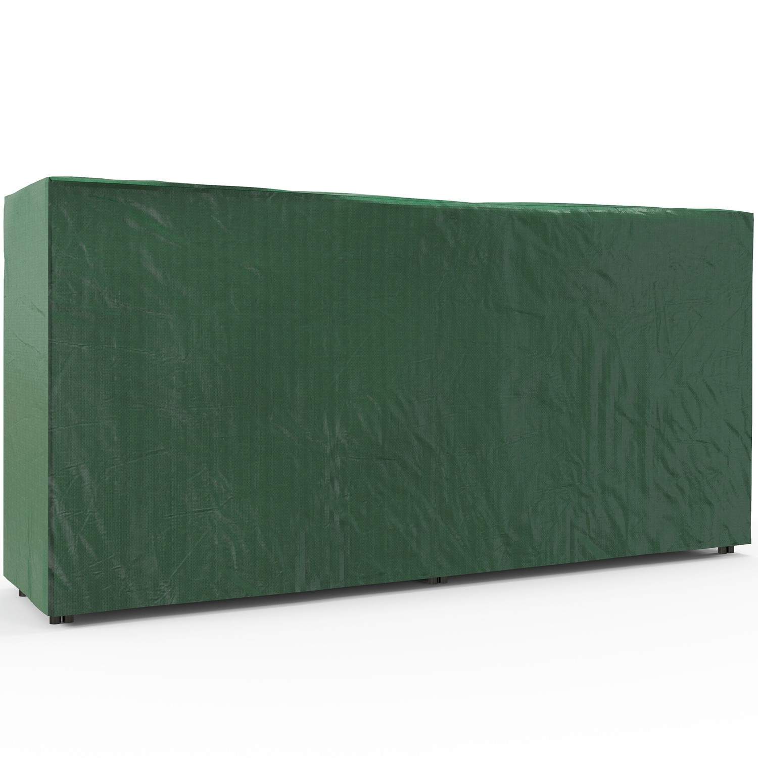 Brændestativ 200x36x99 cm justerbar med vandafvisende betræk til brænde i haven og på terrassen lavet af sort metal