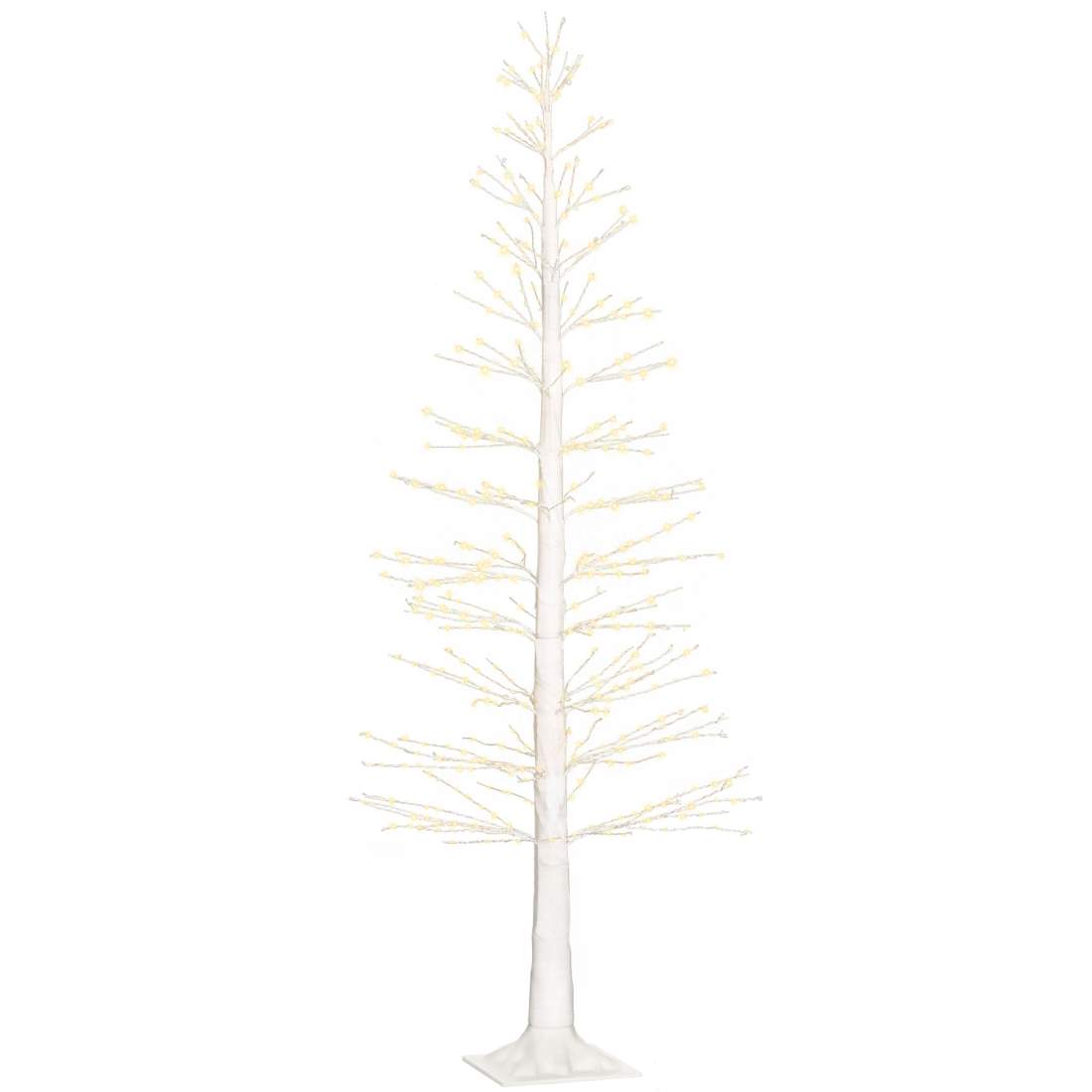 180 cm konstgjord trädljusträd med 810 LED, LED julgran, juldekoration för jul, födelsedag, bröllop, inomhus och utomhus vit | Hem & Hobby | Pryloteket