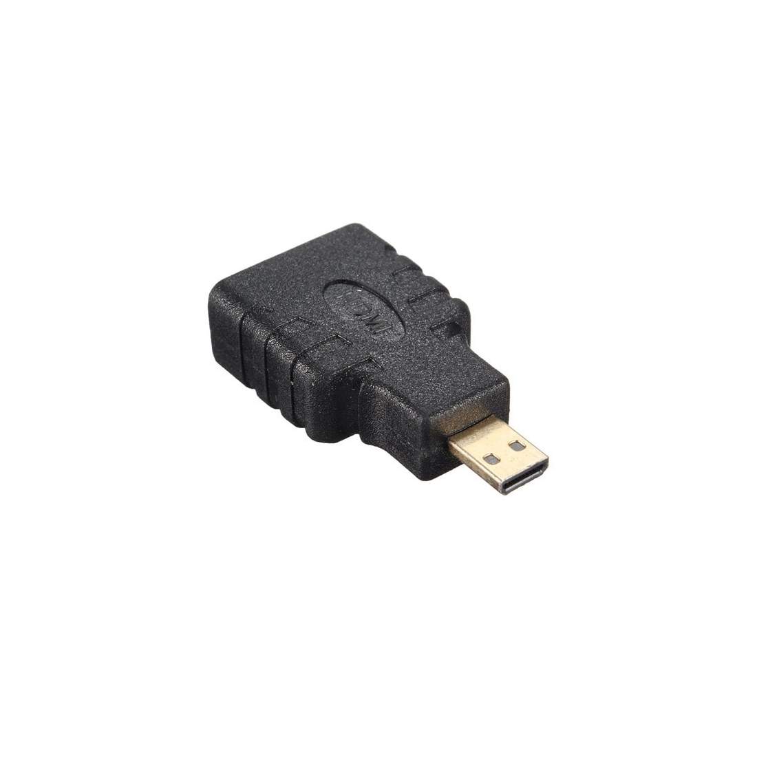 Guldpläterad Micro-HDMI till HDMI Adapter | Elektronik - Kablar & Adaptrar - Adaptrar & Signalomvandlare | Pryloteket