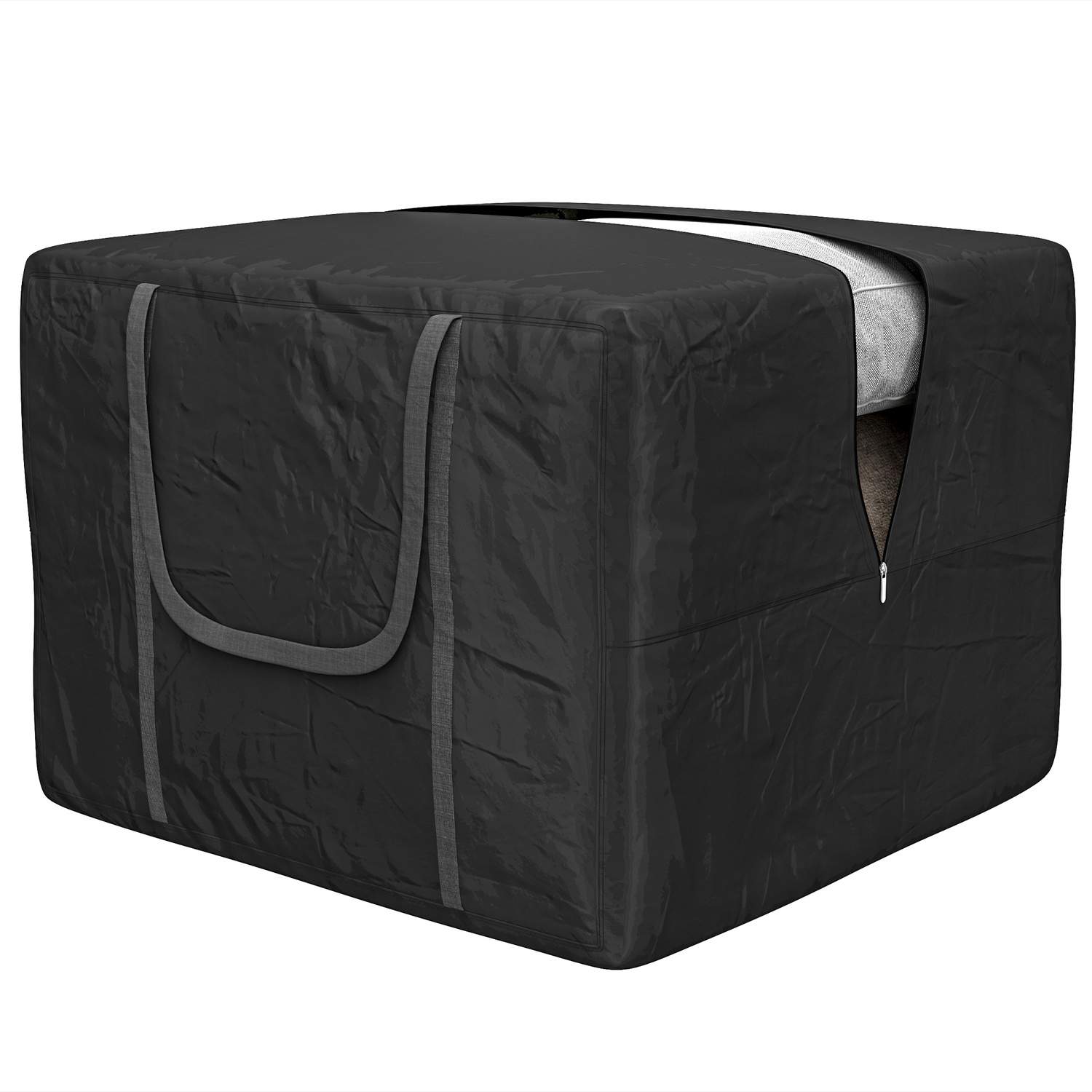 Opbevaringspose 600D Oxford, 384L bæretaske kan rumme op til 60 kg, UV30+ vandtæt opbevaringstaske, til camping og rejser, 80 x