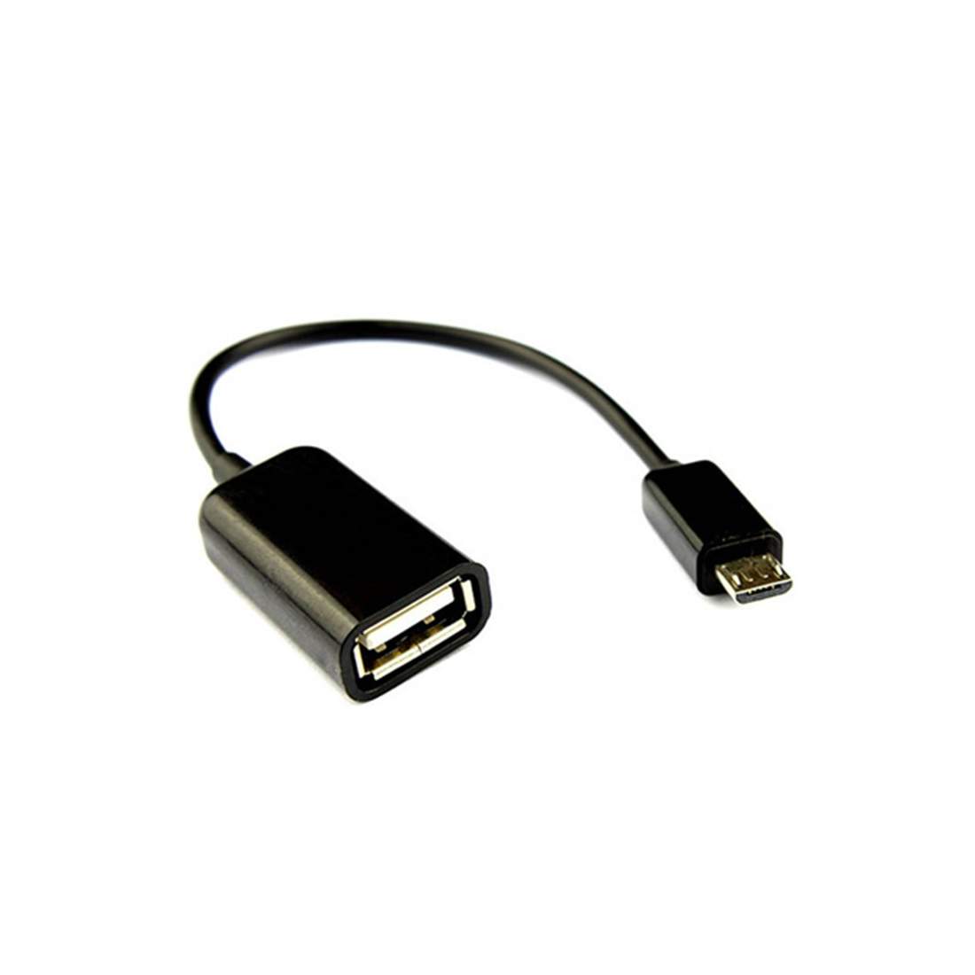 USB till Micro USB Kabel - Inbyggd OTG Adapter - Svart | Elektronik - Kablar & Adaptrar - Adaptrar & Signalomvandlare | Pryloteket