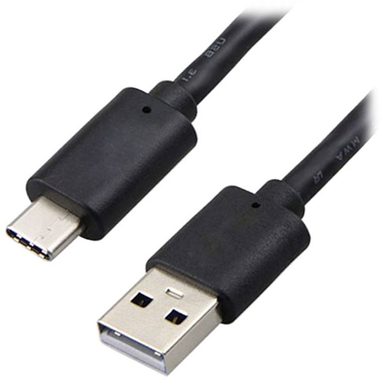 USB til USB-C Kabel - 1.5 m - Sort