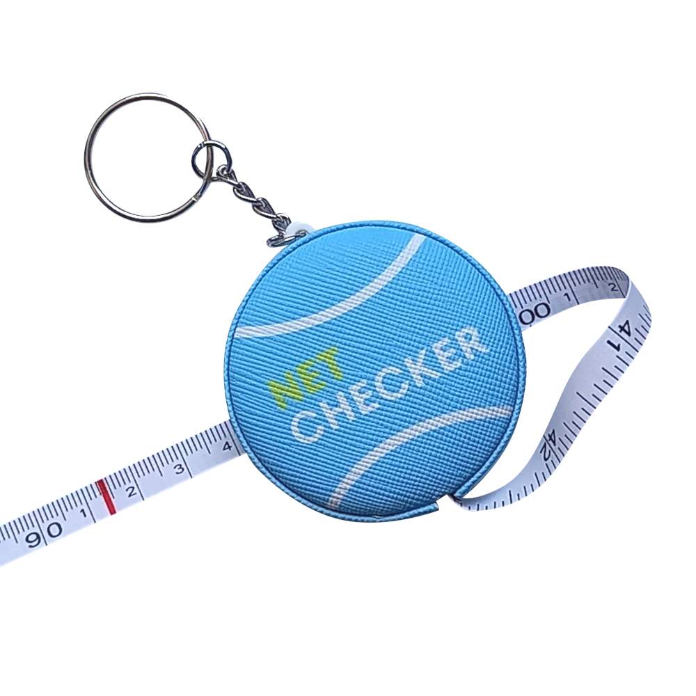 Højdemålebånd til tennis - Blå