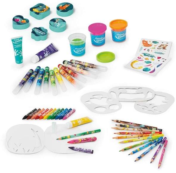 Jungle Fever resväska med konsttillbehör | Elektronik - Tillbehör Mobil & Surfplatta - Mobiltillbehör - Mobilkablar - Tillbehör | Pryloteket